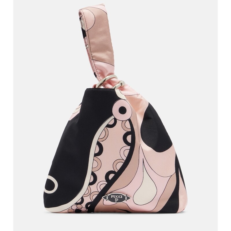 Pucci Emilio Orchidee silk twill top-handle bag