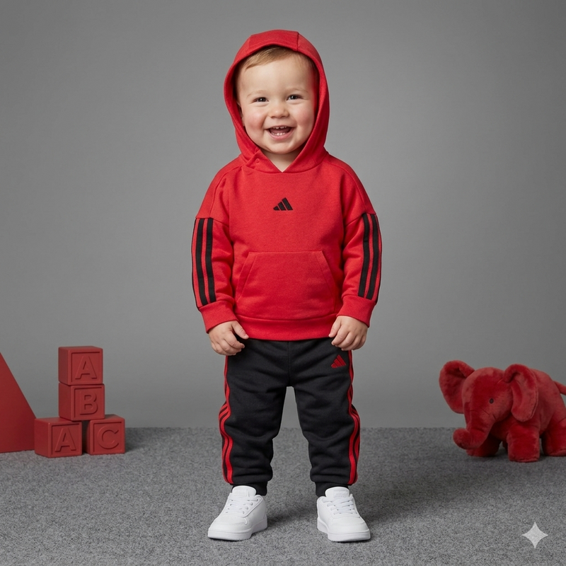 adidas Performance adidas I 3S FL HD JOG SUITS PURRUB/BLACK