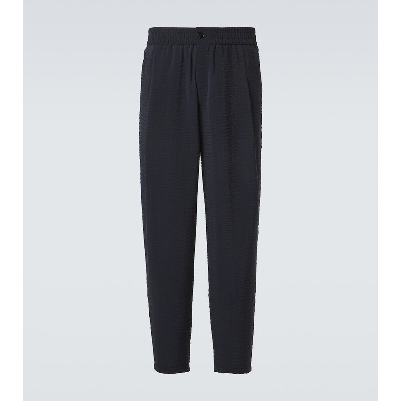 Giorgio Armani Seersucker straight pants