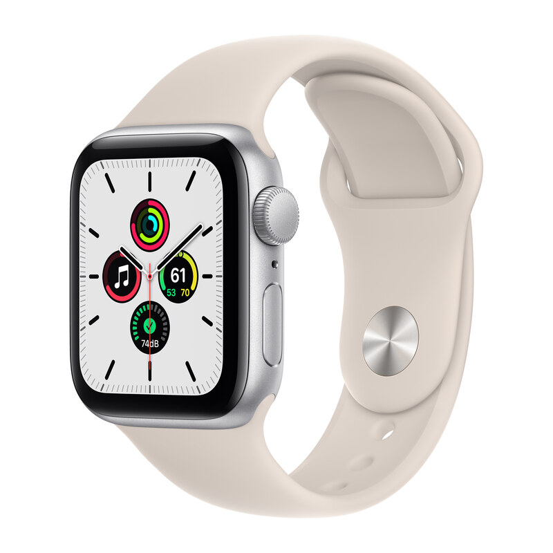 Apple Watch SE 40mm Stříbrná třídy Velmi dobrý+ 115154822