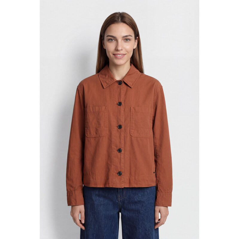 KOŠILE WOOLRICH POPLIN OVERSHIRT 115156099