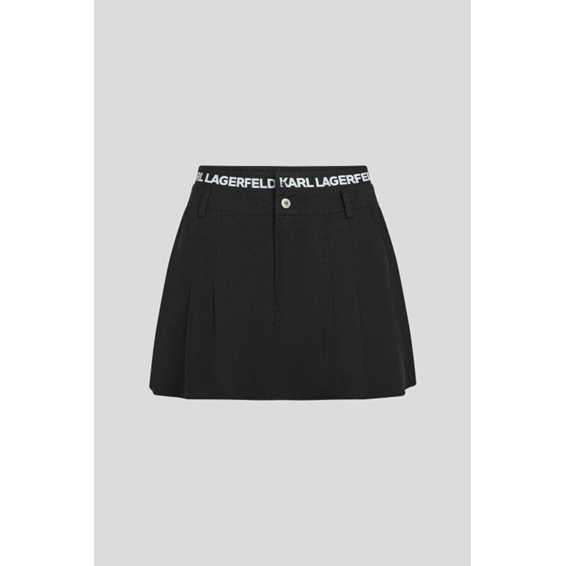 SUKNĚ KARL LAGERFELD JEANS KLJ PLEATED LOGO SKIRT 115156096