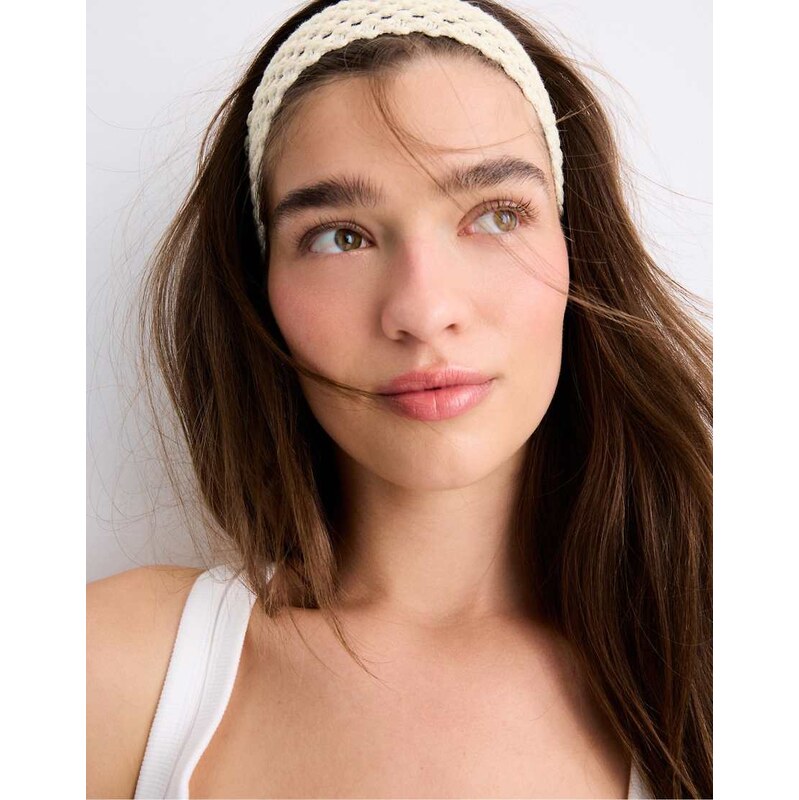 Stradivarius Set of 2 crochet headbands in orange 115712087