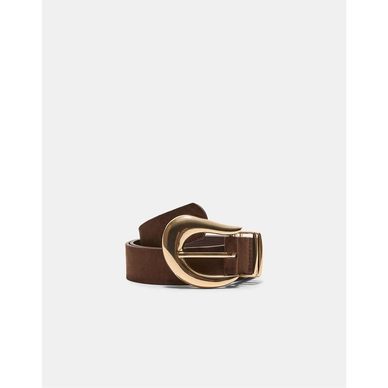 Stradivarius Belt with buckle in brown 115156064