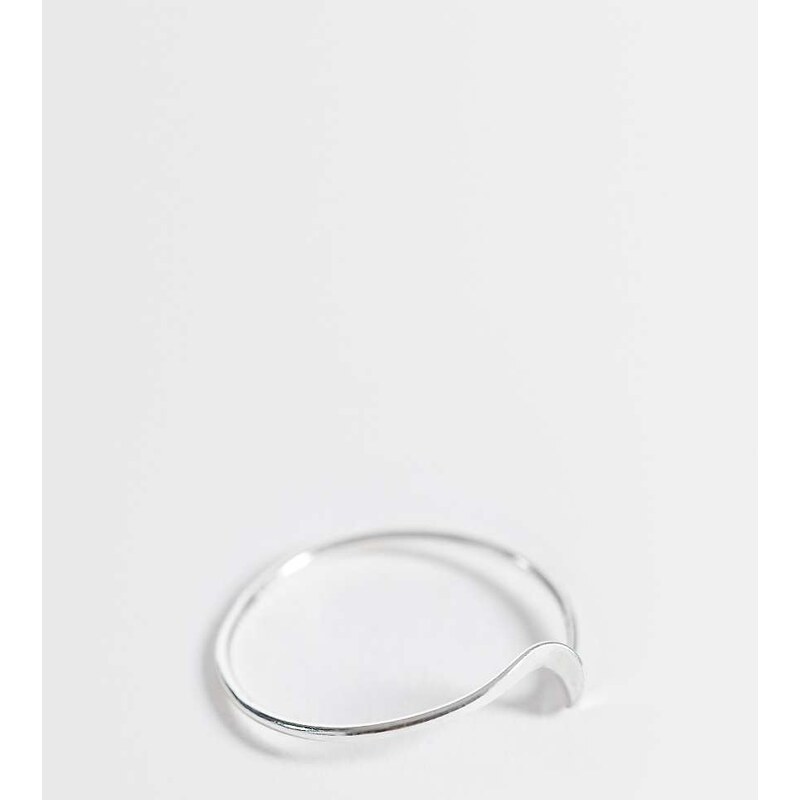 Kingsley Ryan wave ring in sterling silver