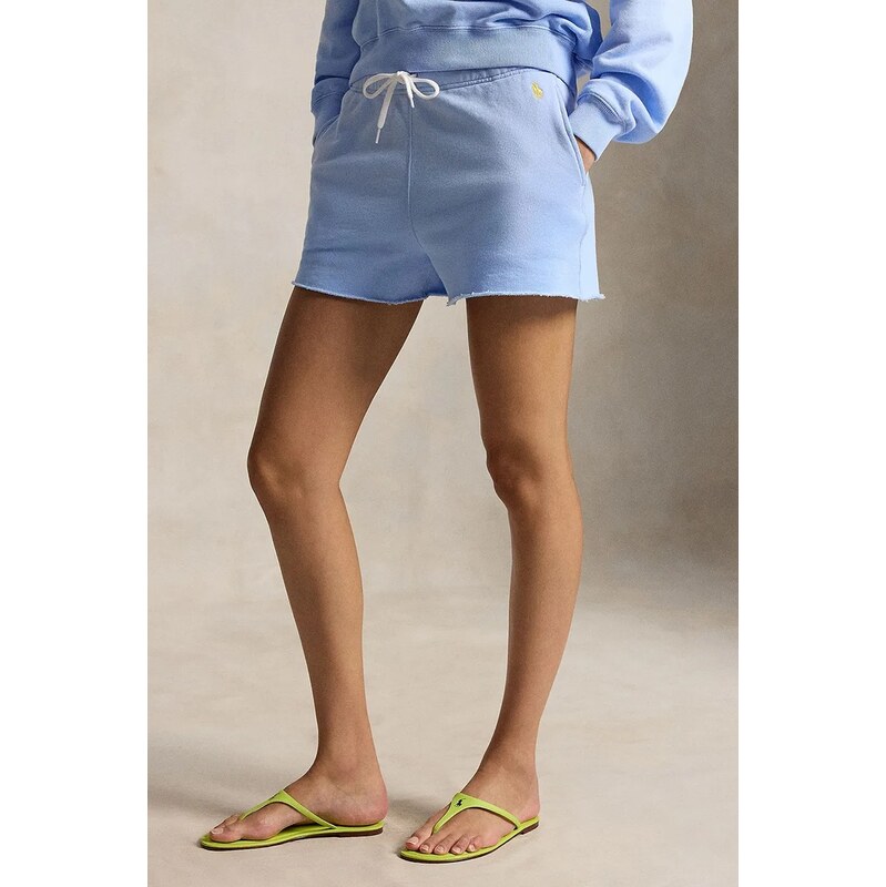 Polo Ralph Lauren šortky dámské bavlněné ISLAND FLC-KNT-SHORTS 115158086
