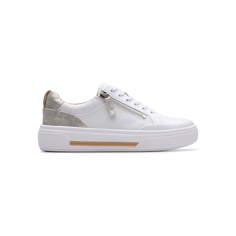 Tenisky Clarks Weiß/ Silber 2863000 115277022