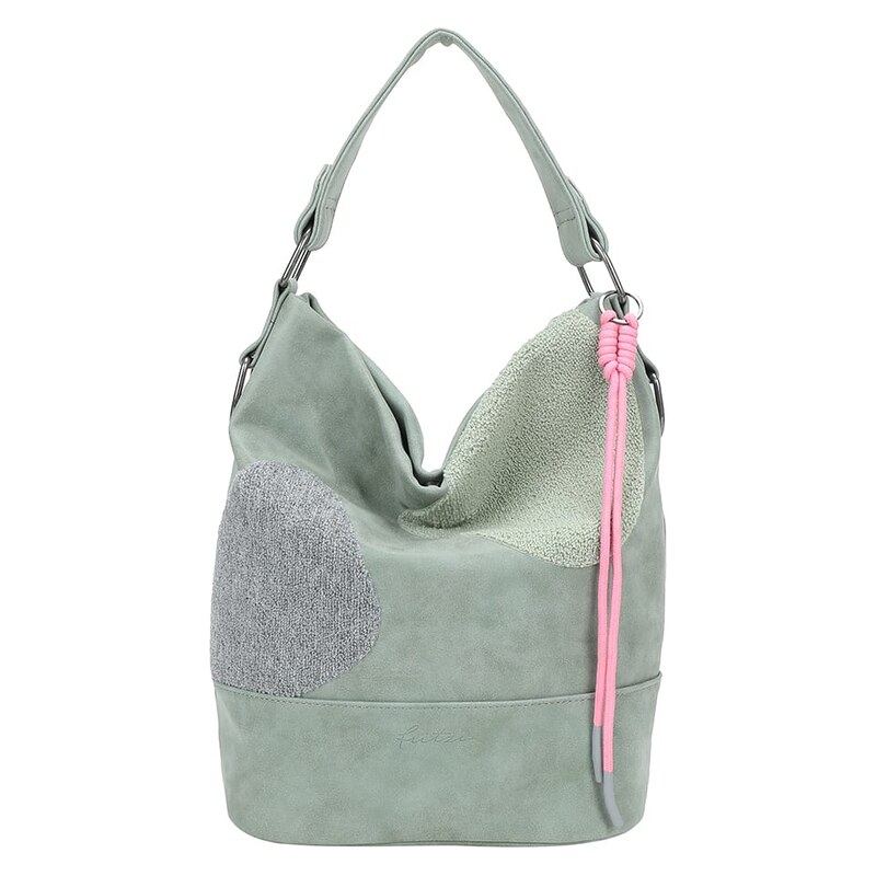 Kabelka Fritzi aus Preußen Grün/ Grau - (B)27 x (H)37 x (T)17 cm 115288564