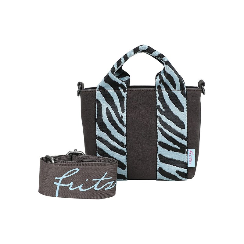 Kabelka Fritzi aus Preußen Braun/ Hellblau - (B)20 x (H)15,5 x (T)7 cm 115288588