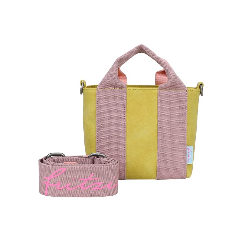 Kabelka Fritzi aus Preußen Gelb/ Rosa - (B)20 x (H)15,5 x (T)7 cm 115288587