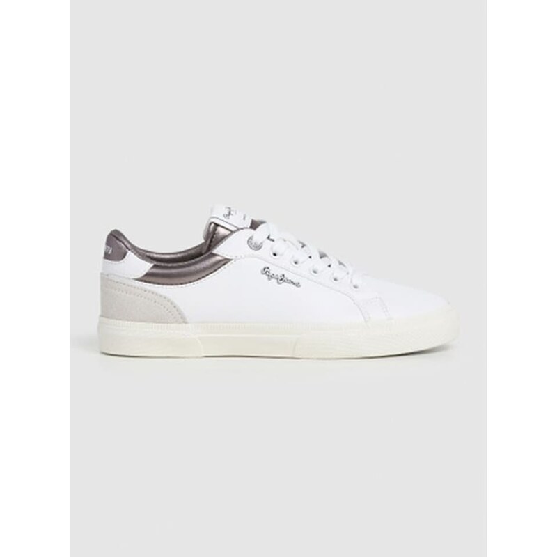 Tenisky Pepe Jeans FOOTWEAR Weiß/ Silber 4070006 115290038