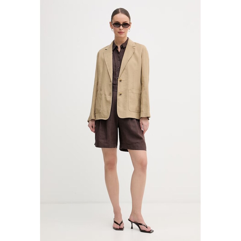Tommy Hilfiger sako dámské se lnem