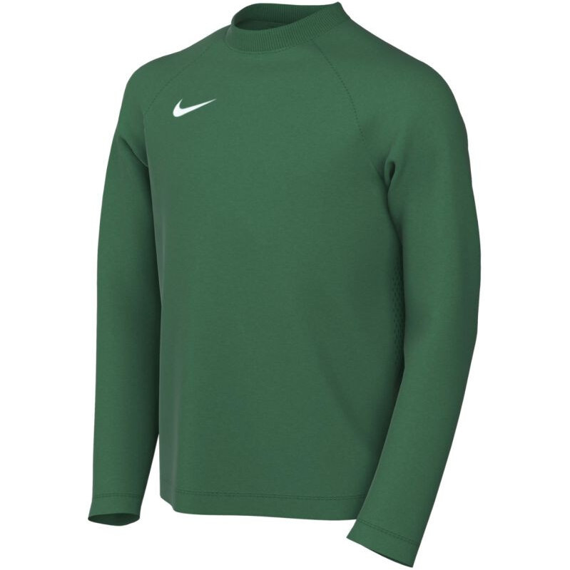 Nike Team Dětské zelené tričko s dlouhým rukávem Nike Dri-Fit