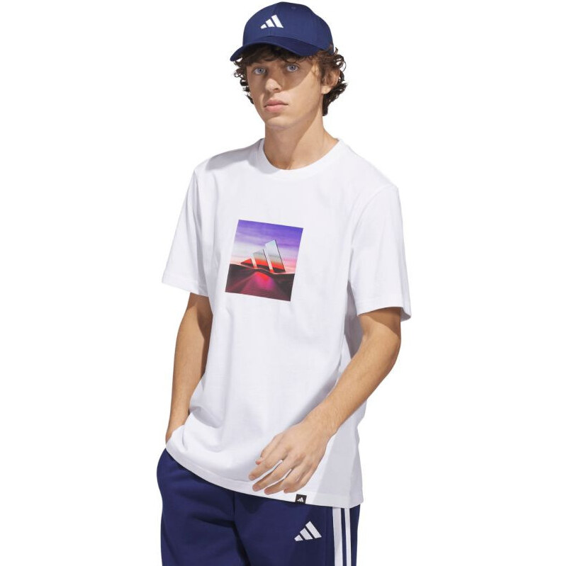 Pánské tričko adidas Summer Heat Graphic white JZ7545 pánské
