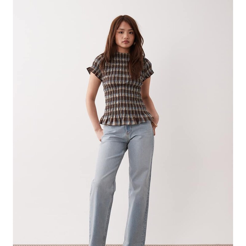 ASOS Petite ASOS DESIGN Petite comfort stretch straight leg jean in 115163712