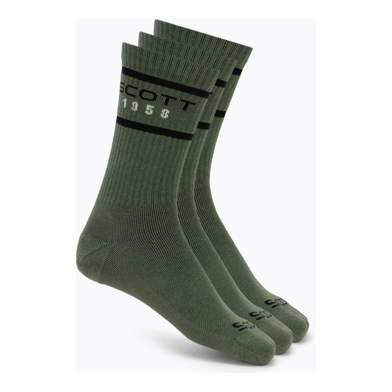 Ponožky SCOTT Retro Casual Crew 3 pairs tranquil green