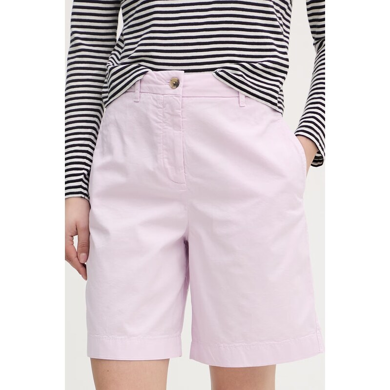Tommy Hilfiger chino šortky dámské s bavlnou