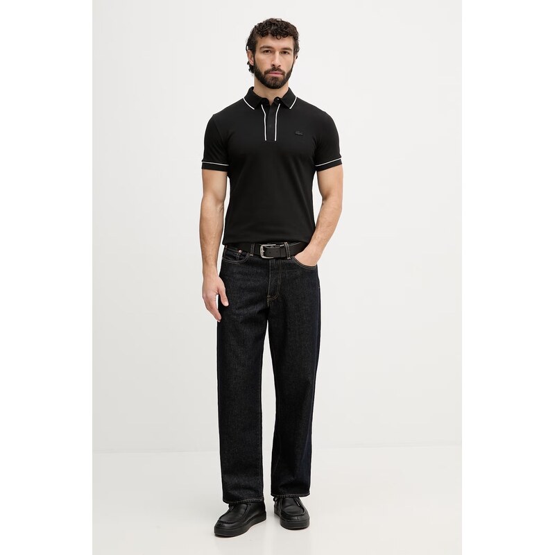 Lacoste polo pánské bavlněné s elastanem