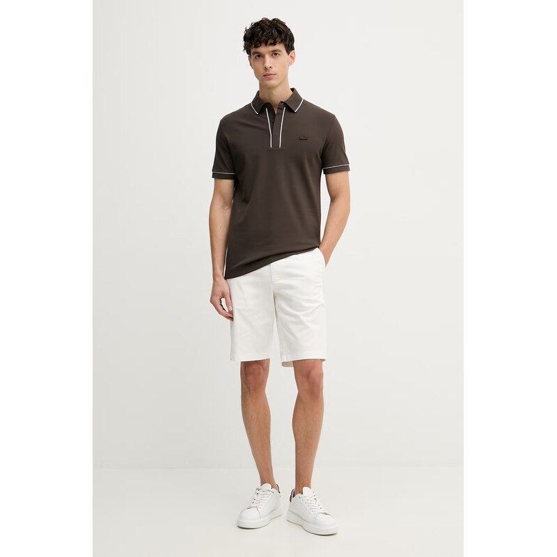 Lacoste polo pánské bavlněné s elastanem