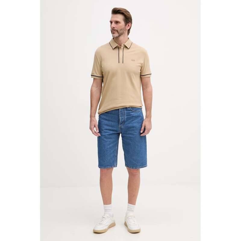 Lacoste polo pánské bavlněné s elastanem