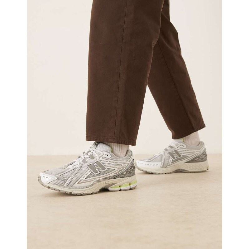 New Balance 1906 trainers in grey and yellow