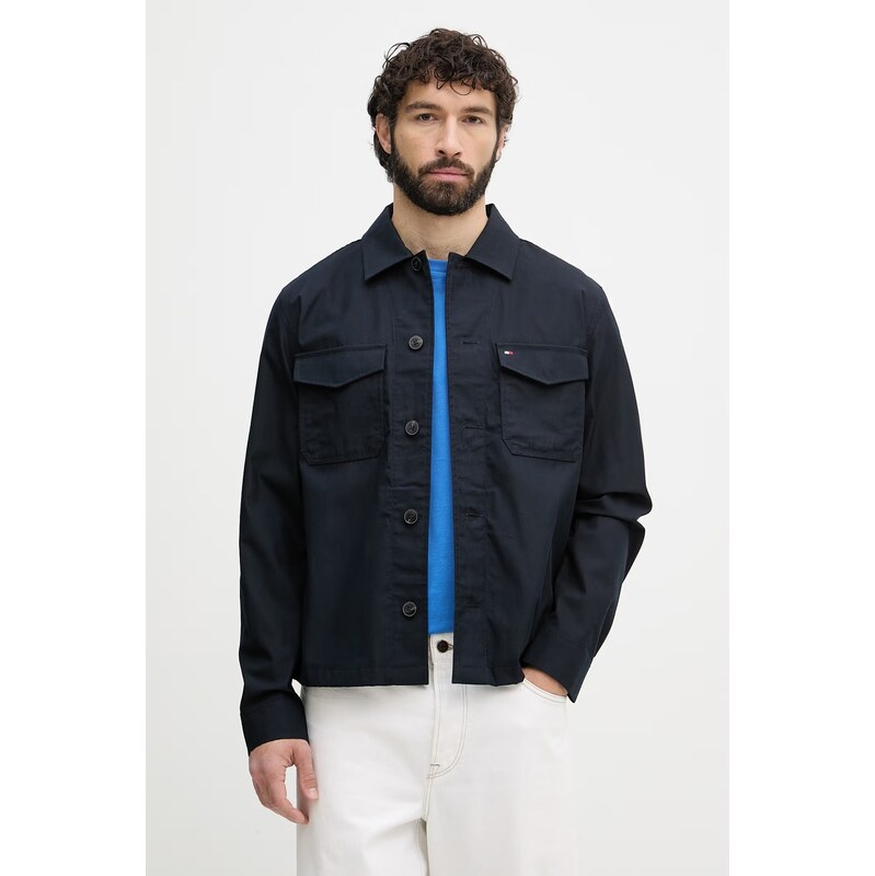 Tommy Hilfiger přechodová bunda pánská s bavlnou