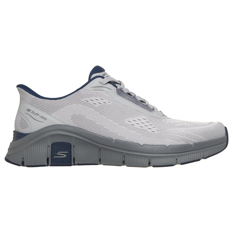 Skechers Muži Slip-ins Relaxed Fit: Flex - Zayder Shoes v Sedá