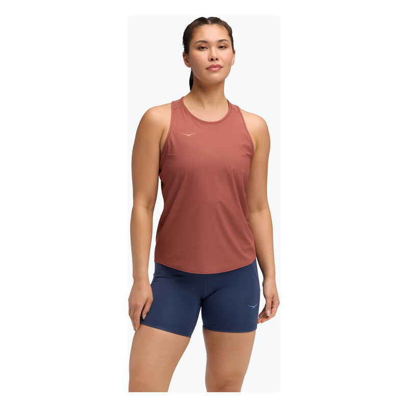Dámské běžecké tričko HOKA Airolite Tank 2.0 red