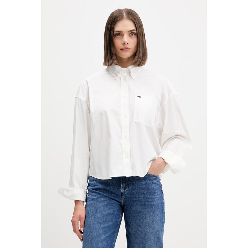 Tommy Jeans košile dámská bavlněná