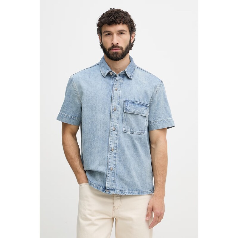 Calvin Klein Jeans košile pánská džínová