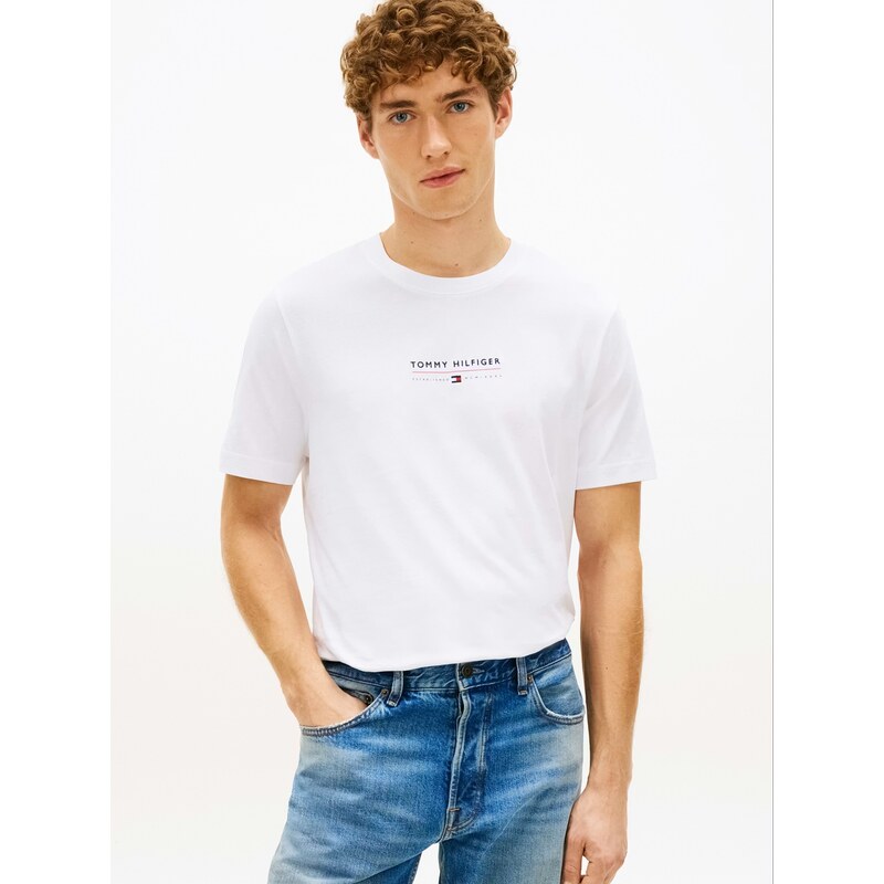 Tommy Hilfiger pánské bílé tričko