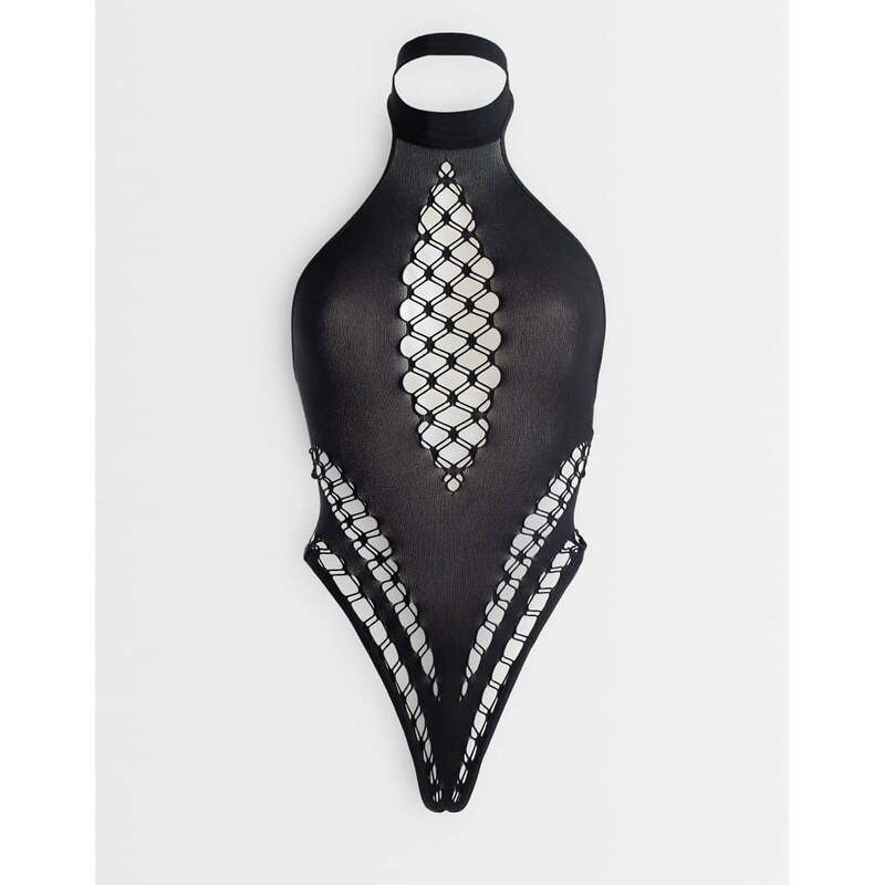 Ann Summers Aurella Cutout Detail Bodysuit in black - BLACK 115733434