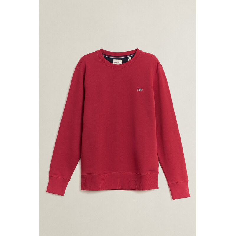 MIKINA GANT REG SHIELD C-NECK SWEAT MUTED RED
