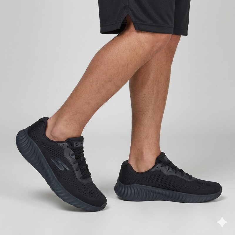Skechers go run now - lightdrive BLACK