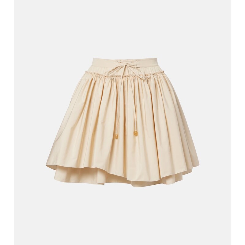 Loewe Paulas Ibiza cotton poplin miniskirt