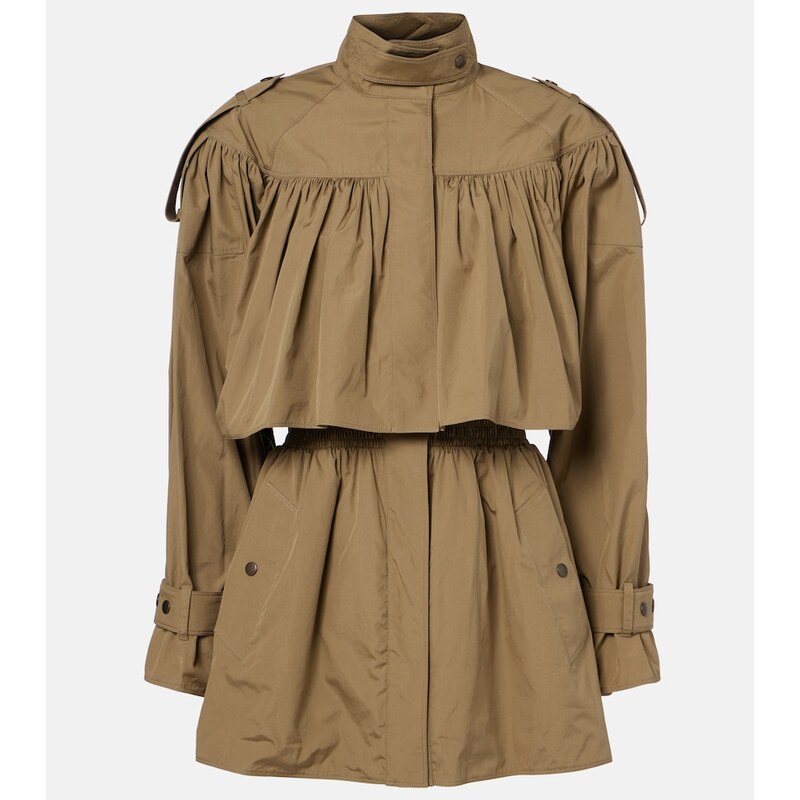 Chloe ChloÃ Cotton poplin trench coat