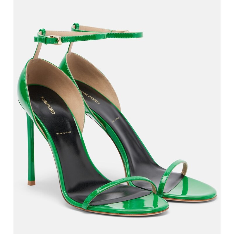 Tom Ford Vertigo patent leather sandals
