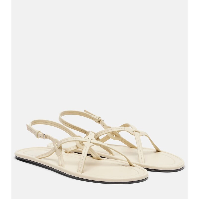 The Row Malick Strap leather sandals