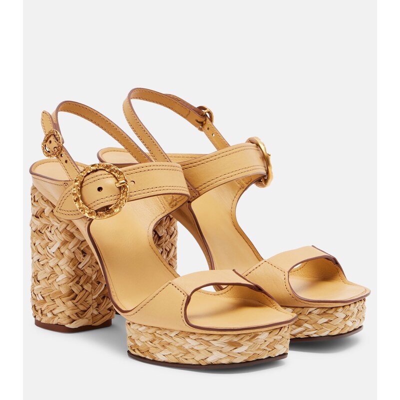Zimmermann Solena leather platform sandals