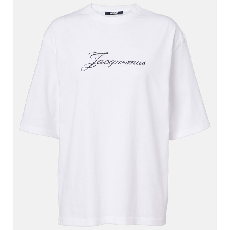 Jacquemus Logo cotton-blend jersey T-shirt