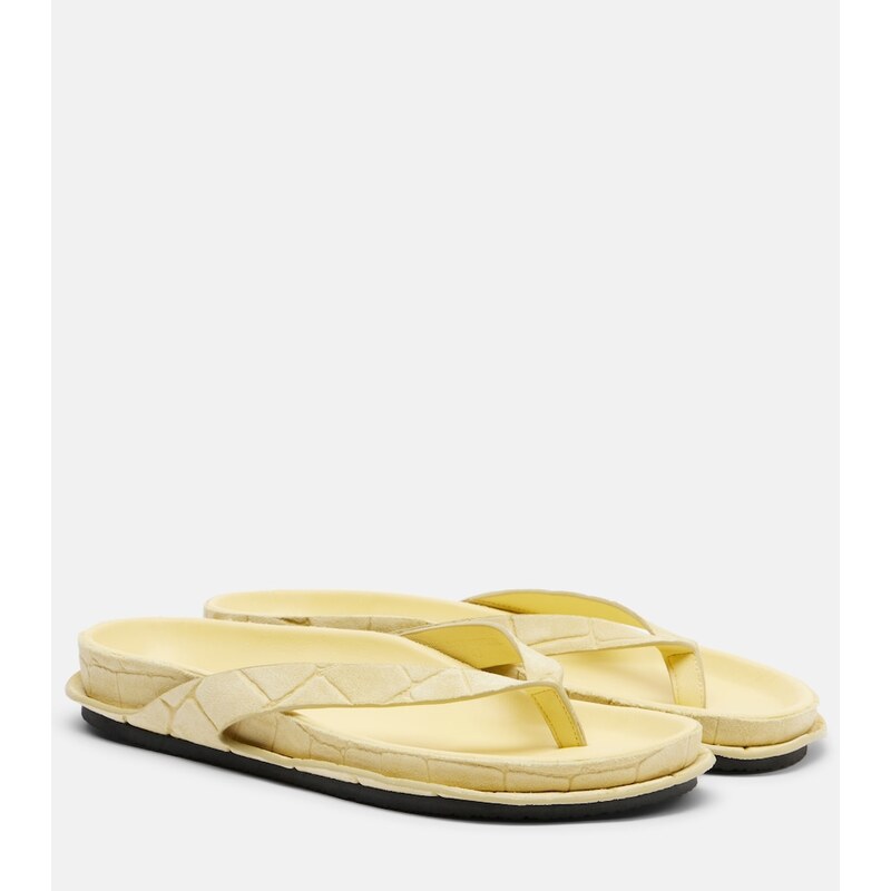 Jacquemus Tatanes suede thong sandals