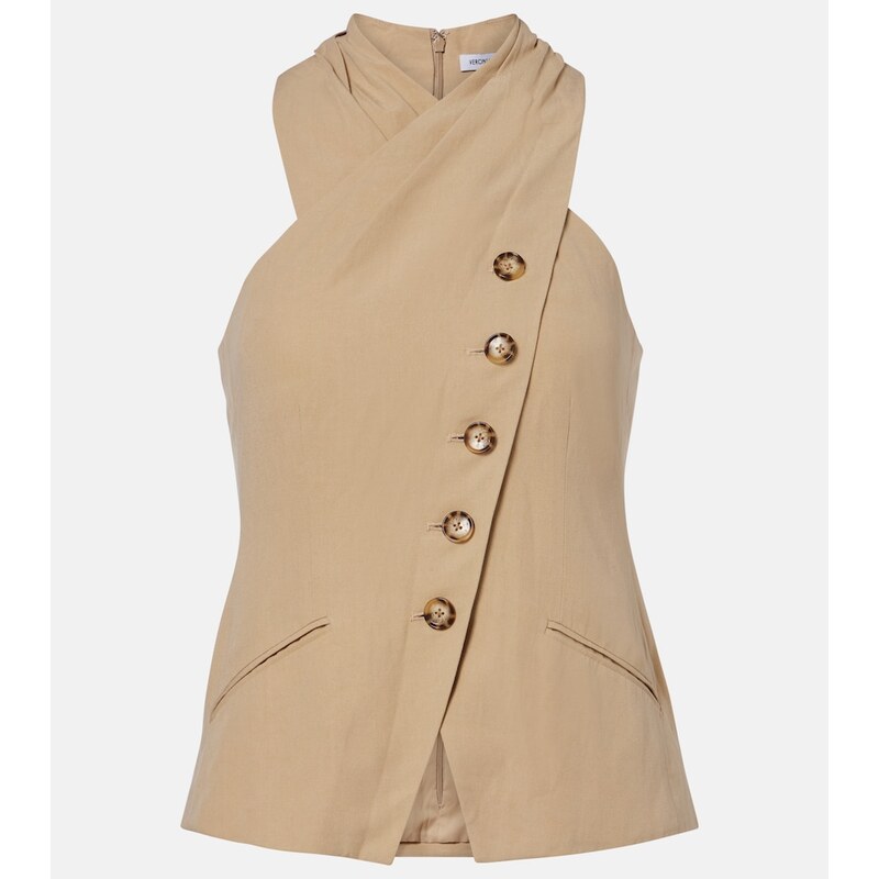 Veronica Beard Pacey halterneck top