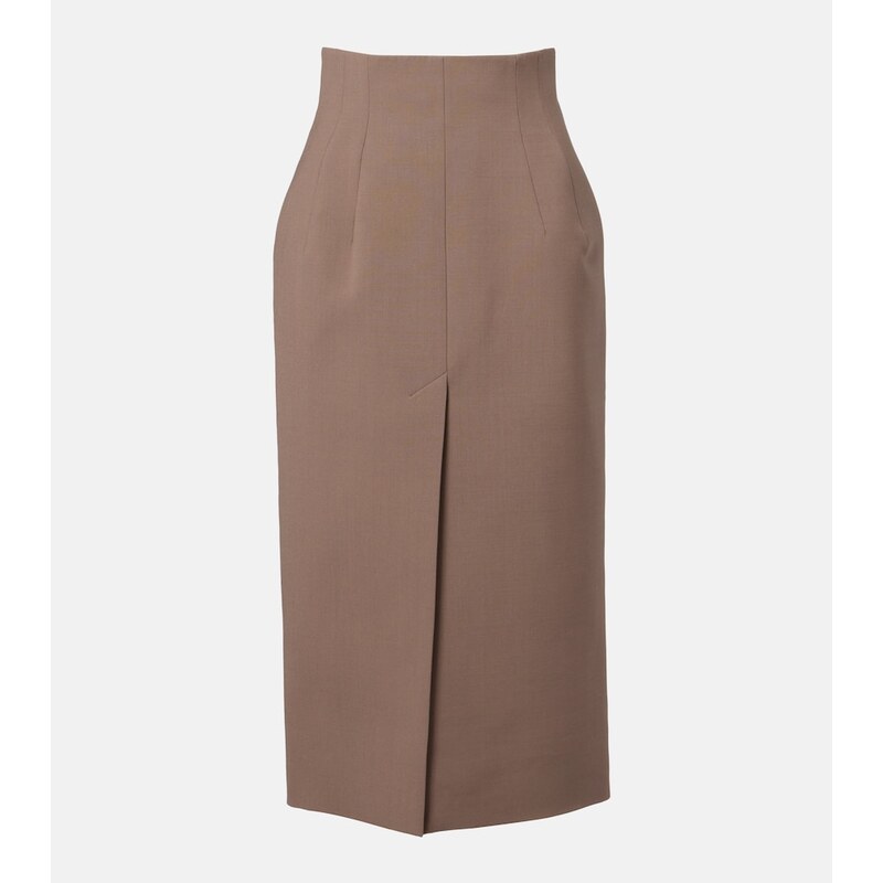 Mugler High-rise pencil skirt