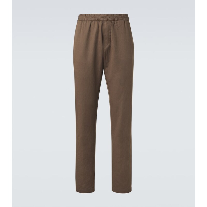 Sunspel Cotton and linen straight pants