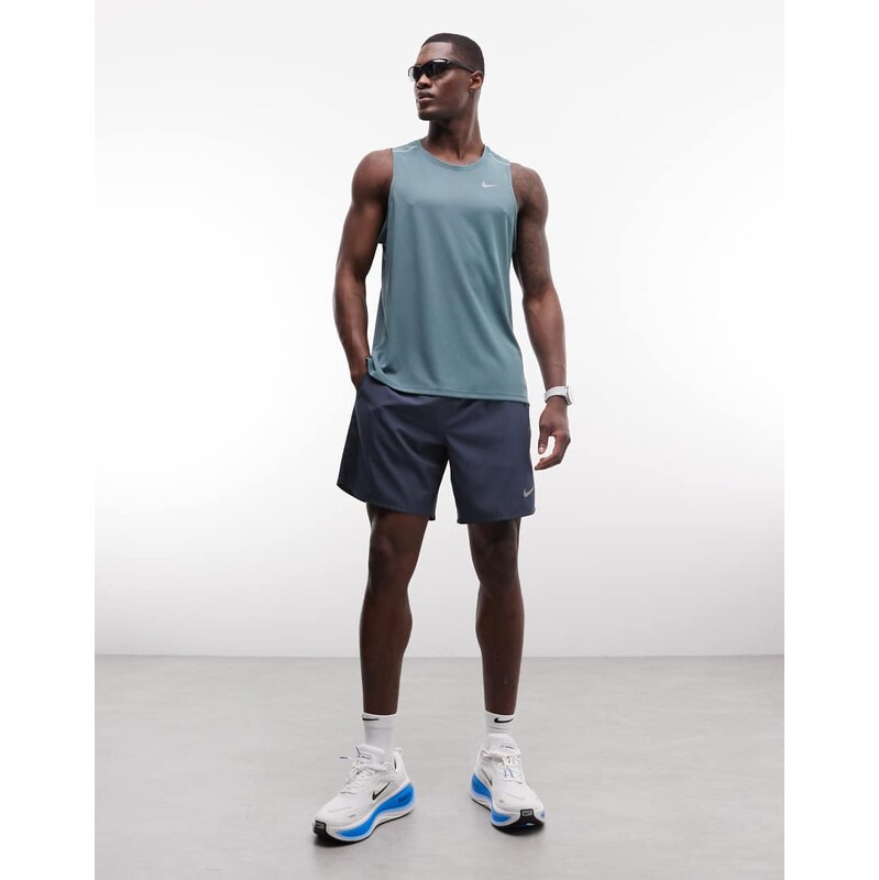 Nike Running Miler Dri-FIT vest in grey