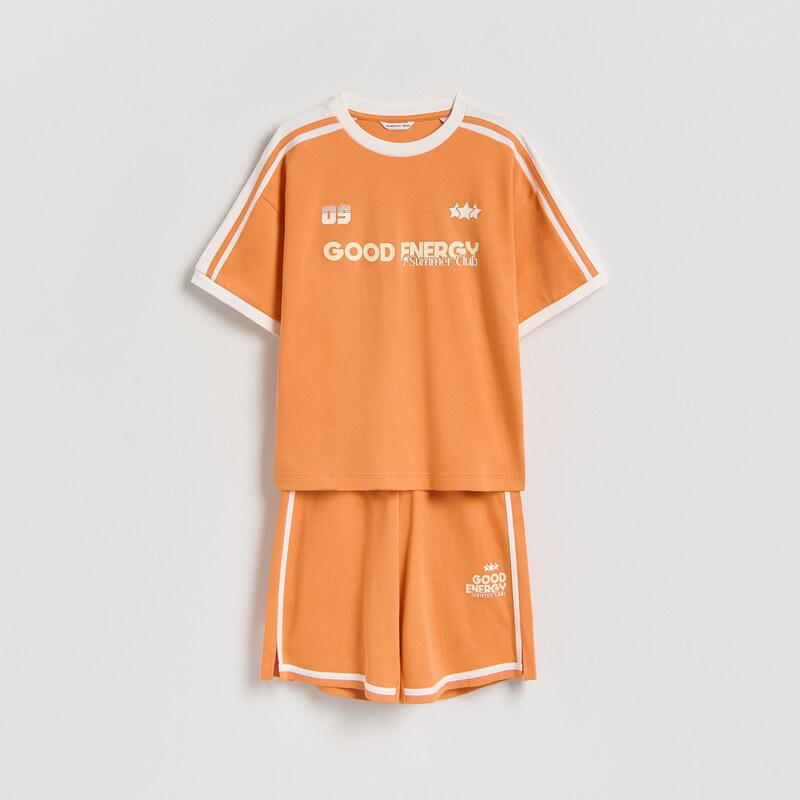Reserved - Bavlněná sada - oranžová