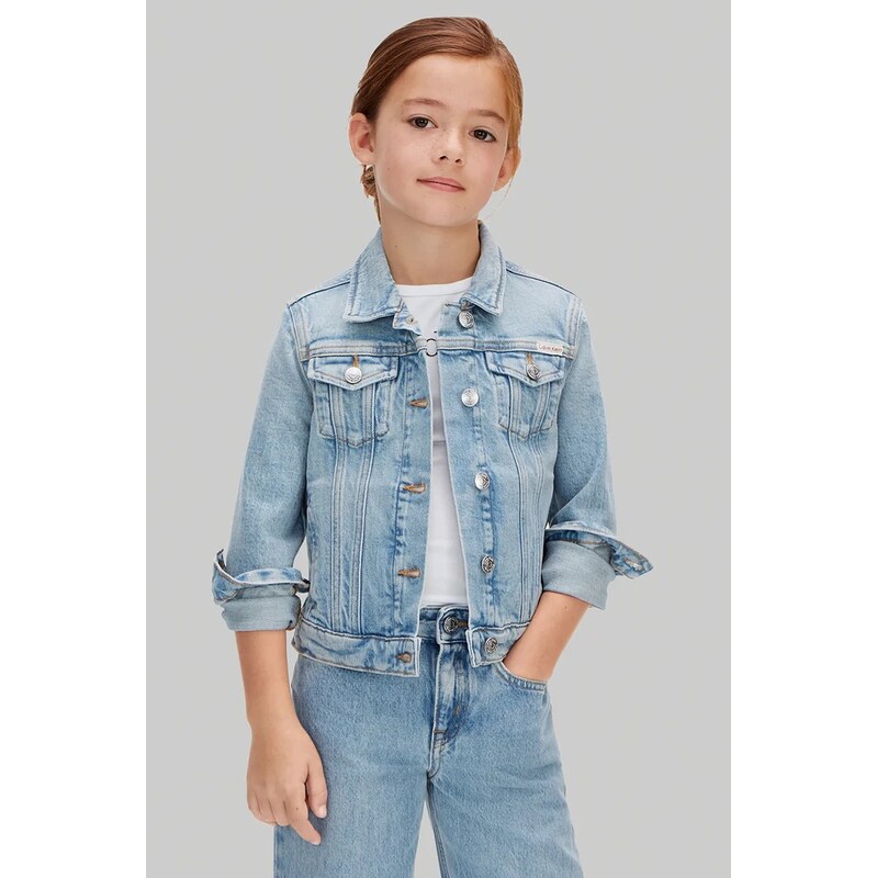Calvin Klein Jeans bunda dětská džínová