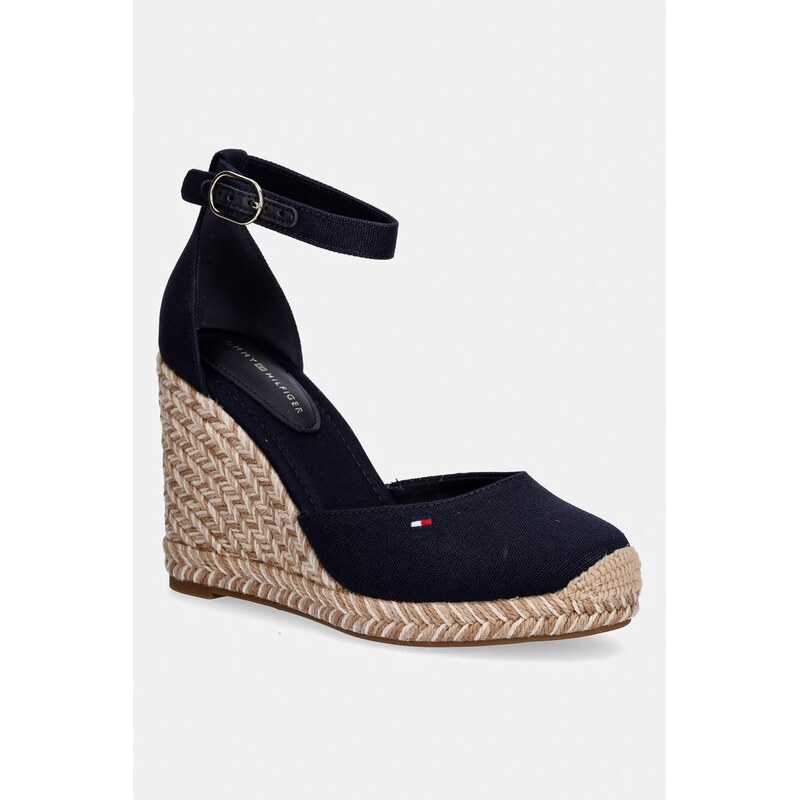 Tommy Hilfiger dámské espadrily na klínku FLAG HIGH WEDGE ESPAD