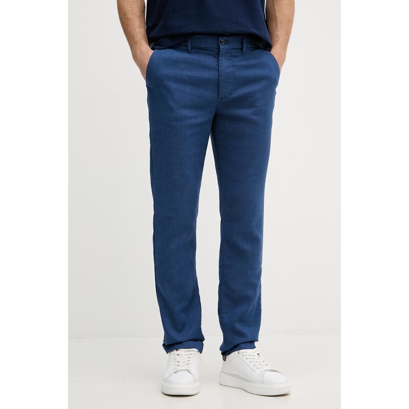 Tommy Hilfiger kalhoty pánské se lnem