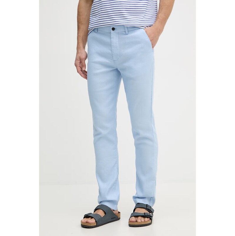 Tommy Hilfiger kalhoty pánské se lnem